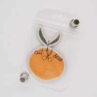 IRON ON PATCH ORANGE