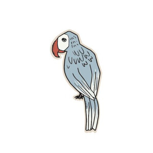 IRON ON PATCH PARROT