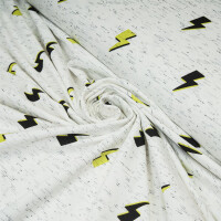 JERSEY THUNDERBOLT ECRU MELANGE