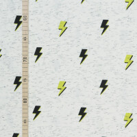 JERSEY THUNDERBOLT ECRU MELANGE