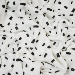 NICKY VELOURS SHAPES OFFWHITE