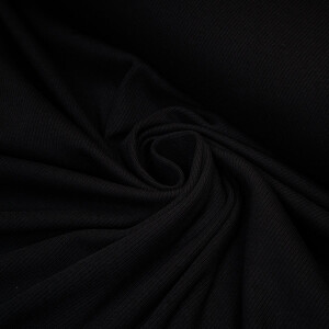 RIB JERSEY CARBON BLACK