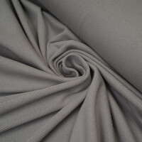 RIB JERSEY SILVER GREY