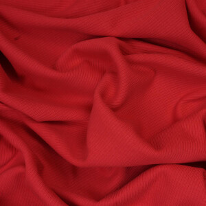 RIB JERSEY BASIC TOMATO RED