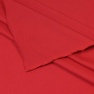 RIB JERSEY BASIC TOMATO RED