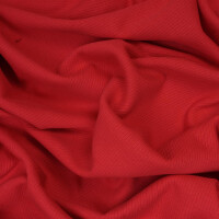 RIB JERSEY BASIC TOMATO RED