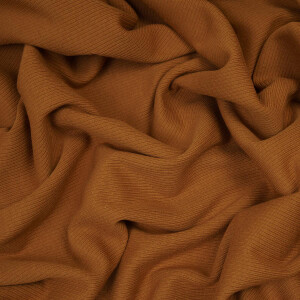 RIB JERSEY SPICED PUMPKIN BROWN