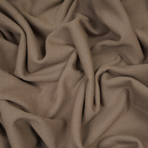 RIB JERSEY BASIC COOKIE BROWN