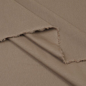 RIB JERSEY BASIC COOKIE BROWN