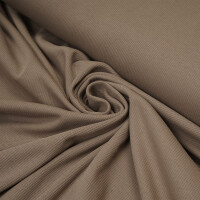 RIB JERSEY BASIC COOKIE BROWN