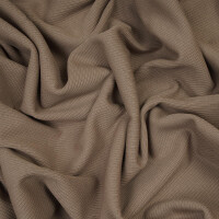 RIB JERSEY BASIC COOKIE BROWN