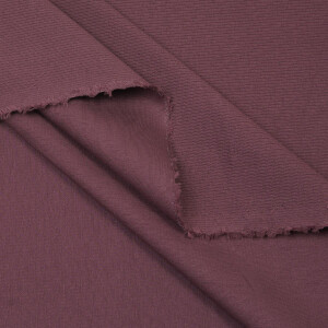 RIB JERSEY BASIC FADED GRAPE