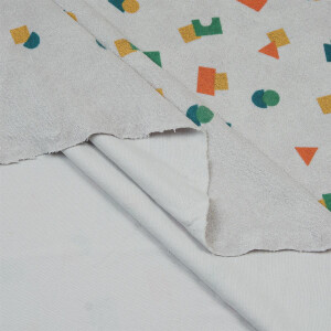 TERRY TOWELING PLAY BLOCKS LIGHT GREY