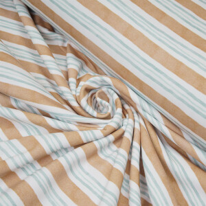 SWEAT BRUSHED WATERCOLOR STRIPES ORANGE