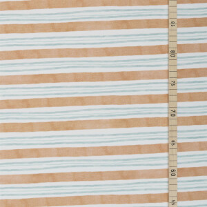 SWEAT BRUSHED WATERCOLOR STRIPES ORANGE