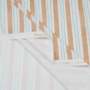 SWEAT BRUSHED WATERCOLOR STRIPES ORANGE