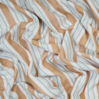 SWEAT BRUSHED WATERCOLOR STRIPES ORANGE