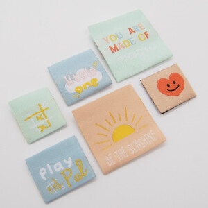 WOVEN LABEL SET PLAY PAL (6 pcs)