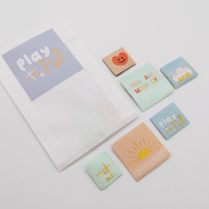WOVEN LABEL SET PLAY PAL (6 pcs)
