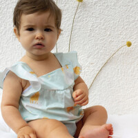 POPLIN GIRAFFE EMPATHY MAIN MINT