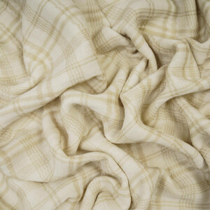 MOUSSELINE TARTAN GRID LINEN/WHITE