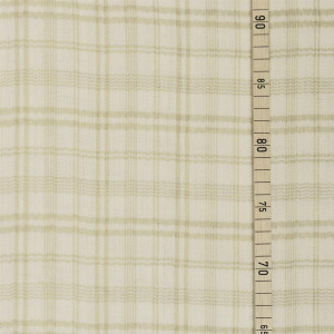 MOUSSELINE TARTAN GRID LINEN/WHITE