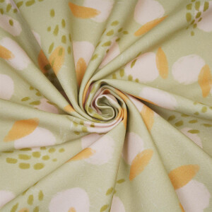 CANVAS BOHO ABSTRACT LIGHT GREEN