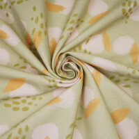 CANVAS BOHO ABSTRACT LIGHT GREEN