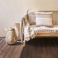CANVAS RECYCLED STRIPES LINEN