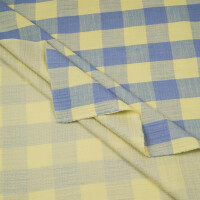 MOUSSELINE VICHY YELLOW/BLUE