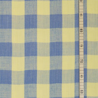 MOUSSELINE VICHY YELLOW/BLUE