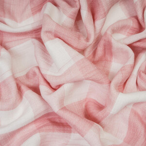 MOUSSELINE VICHY PINK/WHITE