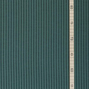 ORGANIC OXFORD STRIPE INDIGO NIGHT/CHALKY GREEN