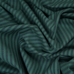 ORGANIC OXFORD STRIPE INDIGO NIGHT/CHALKY GREEN