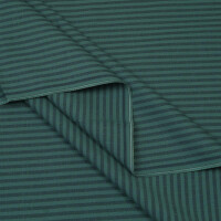 ORGANIC OXFORD STRIPE INDIGO NIGHT/CHALKY GREEN