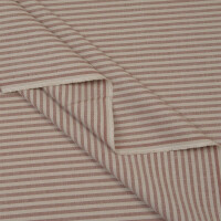 ORGANIC OXFORD STRIPE DUNE/SIENNA