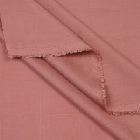 TENCEL JACQUARD CHECKS STRAWBERRY SORBET