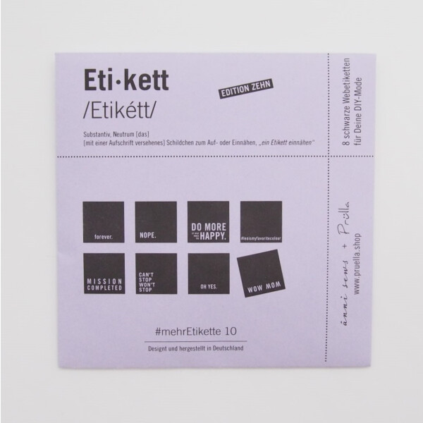 Etiketten zum einnähen Einnähetiketten Webetiketten Labels