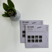 WOVEN LABEL #MEHRETIKETTE (8pc) 10. EDITION/FLIEDER
