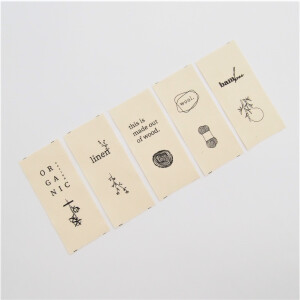 LABEL SET THIS IS MADE OUT OF  (5 pcs)