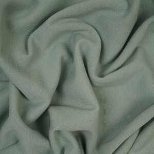 ORGANIC RIB 1X1 EUCALYPTUS GREEN