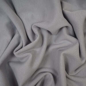 ORGANIC RIB 1X1 SILVER GRAY