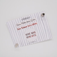 IRON ON SET KEINE WITZE (3pcs.)