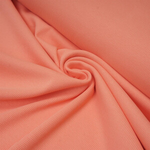 RIB JERSEY BASIC CORAL