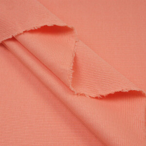 RIB JERSEY BASIC CORAL