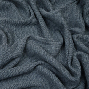 RIB JERSEY FADED INDIGO MELANGE