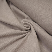 RIB JERSEY SOFT BROWN MELANGE