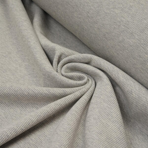 RIB JERSEY BASIC SOFT GREY MELANGE