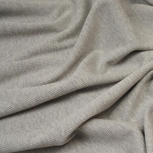 RIB JERSEY BASIC SOFT GREY MELANGE