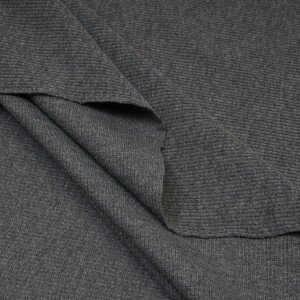 RIB JERSEY CONCRETE GREY MELANGE